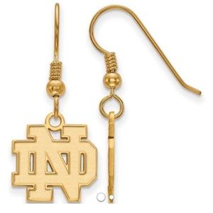 Notre Dame Gold Earrings